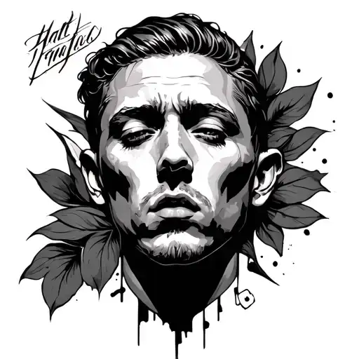 make a tattoo the shows depression and finding strength for men  tattoo design idea