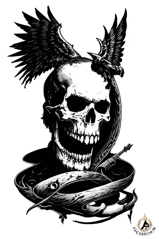 avenged sevenfold based tattoo tattoo design idea