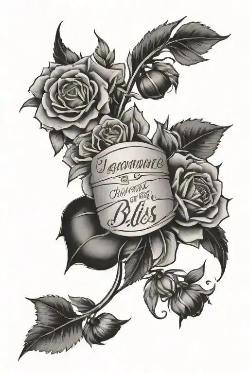 ignorance is bliss quote on forearm tattoo design idea
