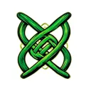 Irish knot tattoo design idea