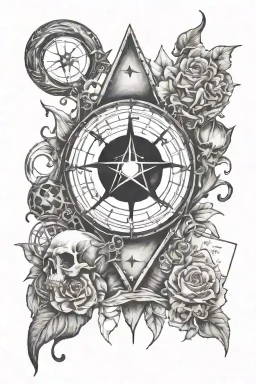 witchcraft themed tattoo tattoo design idea