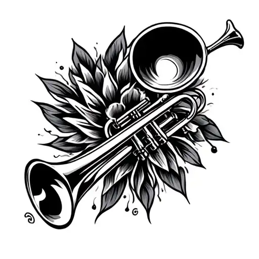 gideon's trumpet tattoo design idea