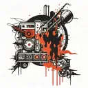 Electrician tattoo design idea