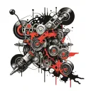 Electrician tattoo design idea