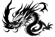 DBZ shenlong tattoo design idea