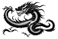 DBZ shenlong tattoo design idea