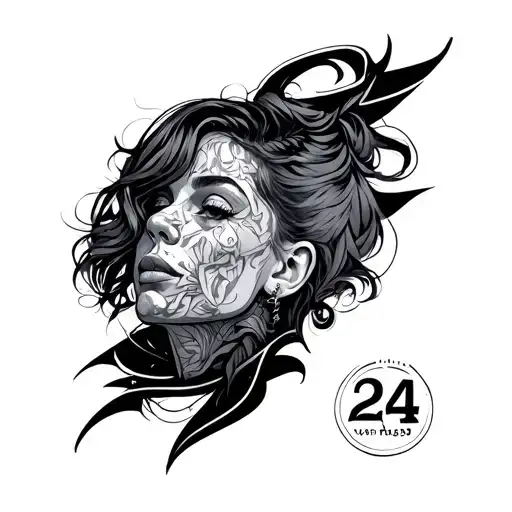 24 Hour Person tattoo design idea