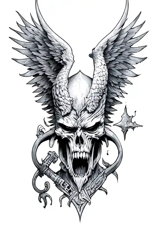 war good and evil see tattoo design idea