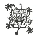 SpongeBob tattoo design idea