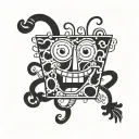 SpongeBob tattoo design idea