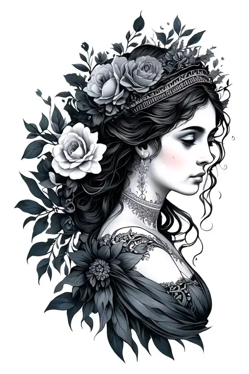 demeter tattoo design idea