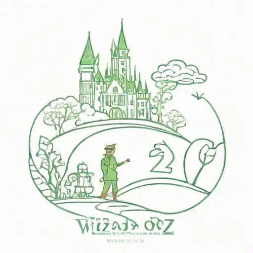 wizard of oz tattoo design idea