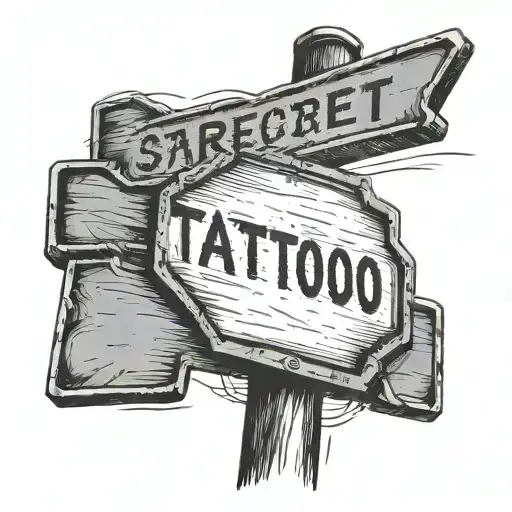Street Sign tattoo design idea