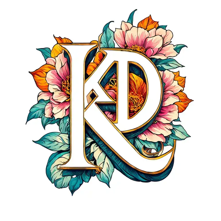 "KD" Family Symbol tattoo design idea