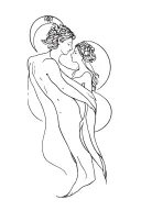 orpheus and eurydice  tattoo design idea