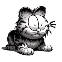 Garfield tattoo design idea