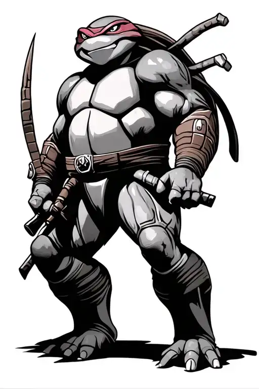 ninja turtles tattoo design idea