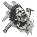 Texas chainsaw massacre tattoo design idea