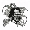 Texas chainsaw massacre tattoo design idea