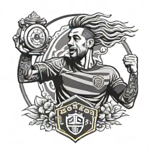 My brother, Rosario Central champion 2023 tattoo design idea