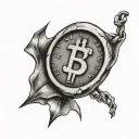 tow side of a coin tattoo design idea