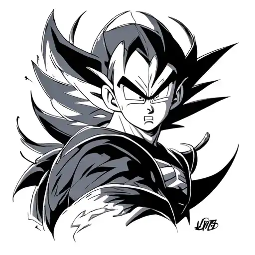 goku ultra instinct tattoo design idea