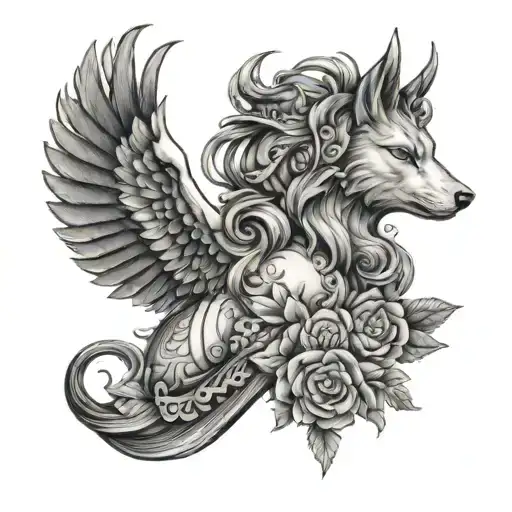 freya tattoo design idea