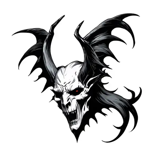 Lucifer tattoo design idea