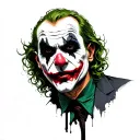 Hahaha Joker tattoo design idea