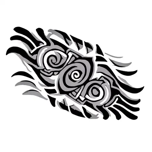 hmong patterns symbolizing strength tattoo design idea