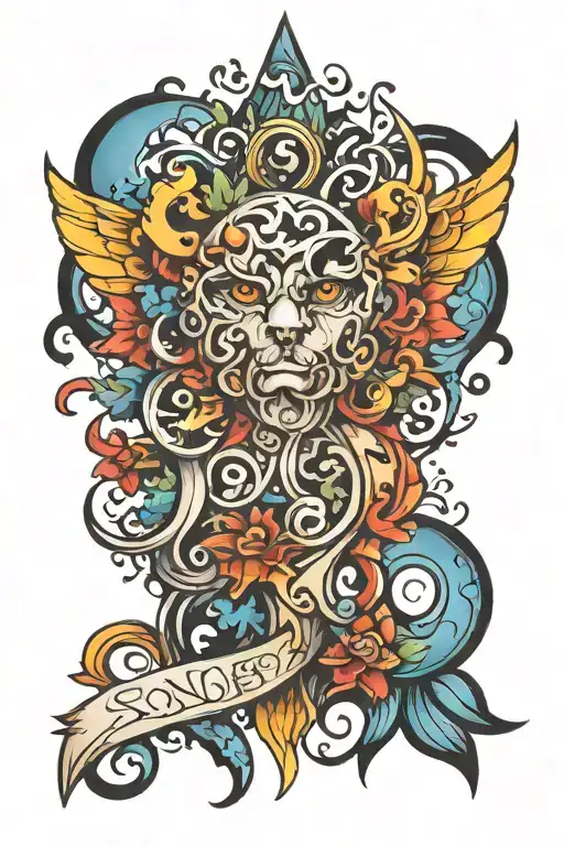 autism spectrum disorder tattoo design idea