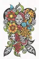 autism spectrum disorder tattoo design idea