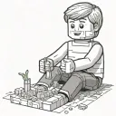 young boy filip krawczyk from poland lego tattoo design idea
