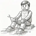 young boy filip krawczyk from poland lego tattoo design idea