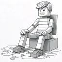 young boy filip krawczyk from poland lego tattoo design idea