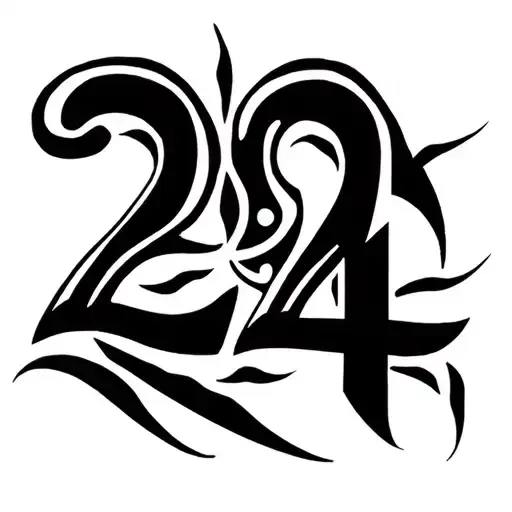 "224" 224 tattoo design idea