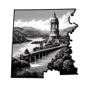 State of Nebraska  tattoo design idea