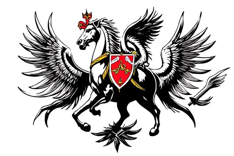 Serbia Chetnik St. George tattoo design idea