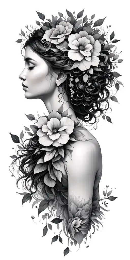 Mother Nature  tattoo design idea